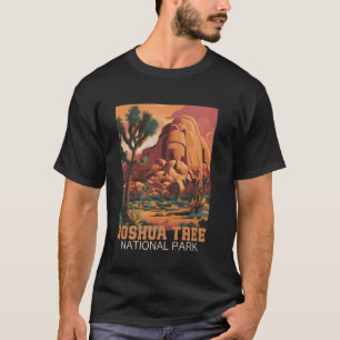 Camiseta Vintage Joshua Tree National Park Retro Outdoor Ca