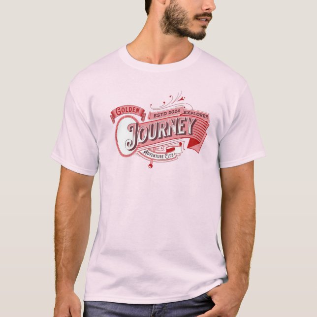 Camiseta Vintage Journey Adventure Club (Frente)