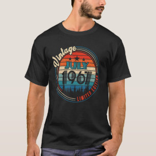 Camiseta Vintage julho de 1967 55 anos