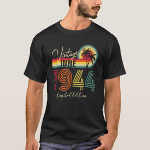Camiseta Vintage June 1944 78th Birthday 78 Year Old