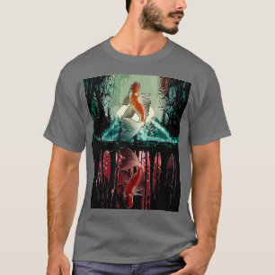 Camiseta Vintage Jungle Aestético Koi Fish