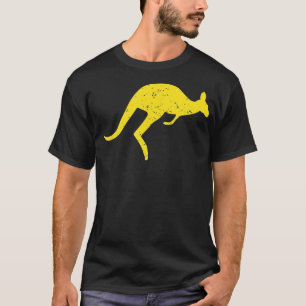 Camiseta Vintage Kangaroo Austrália Aussie Roo Kangaroo