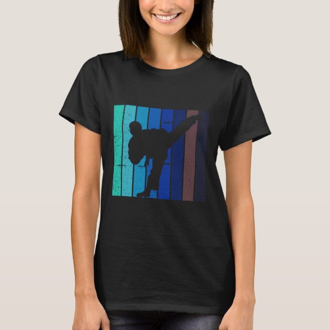 Camiseta Vintage Karate Kick Boxing Hob (Frente)