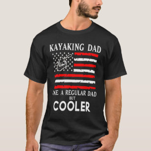 Camiseta Vintage Kayaking Pai Como Um Pai Regular Mas Mais 