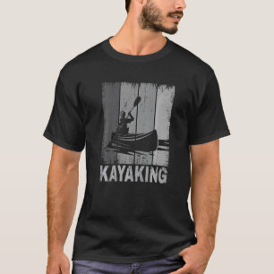 Camiseta Vintage Kayaking Para Homens Mulheres Kayak Kayake