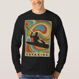 Camiseta Vintage Kayaking Sport Retro Poster