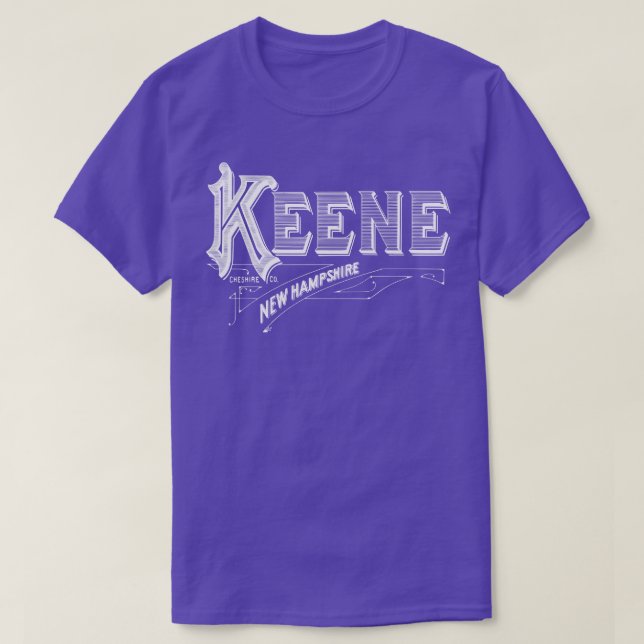 Camiseta Vintage Keene NH (Frente do Design)