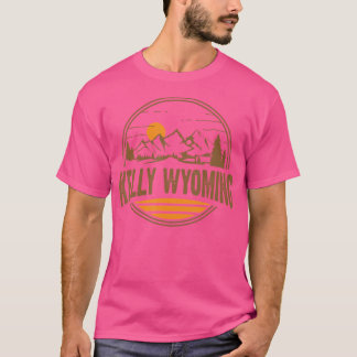 Camiseta Vintage Kelly Wyoming Mountain Hiking Souvenir