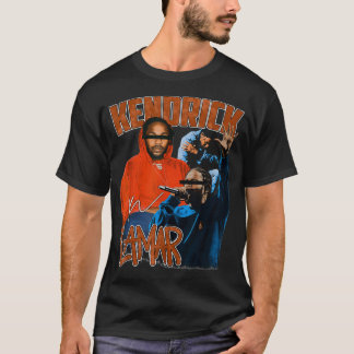 Camiseta Vintage Kendricks Art Lamars Rapper80s 90s