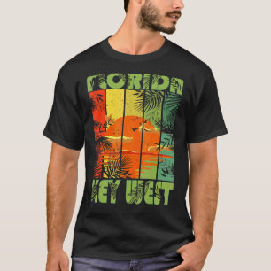 Camiseta Vintage Key West Florida Island Beach Vacation
