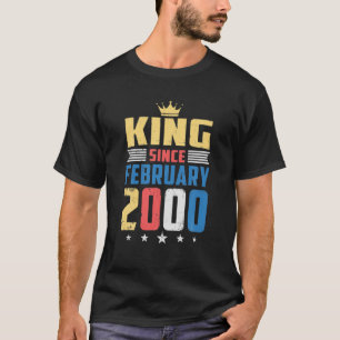 Camiseta Vintage King desde fevereiro de 2000 20 Aniversári