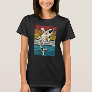 Camiseta Vintage Koi Fish Japonês Carpa Asiática Japão 3