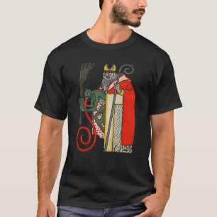 Camiseta Vintage Krampus e Papais noeis