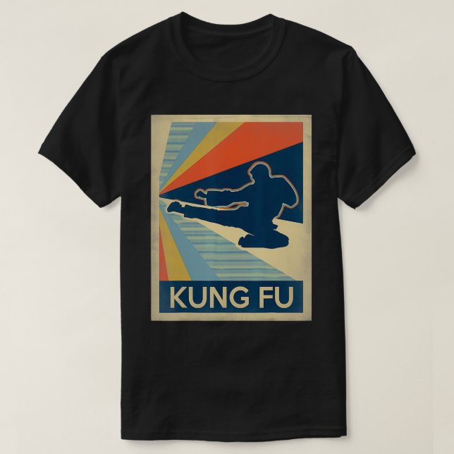 Camiseta Vintage kung fu (Frente do Design)