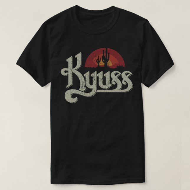 Camiseta Vintage Kyuss Sunset 1987 (Frente do Design)