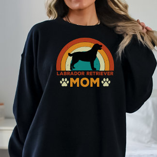 Camiseta Vintage Labrador Cachorro Mamãe Sunset Sweet