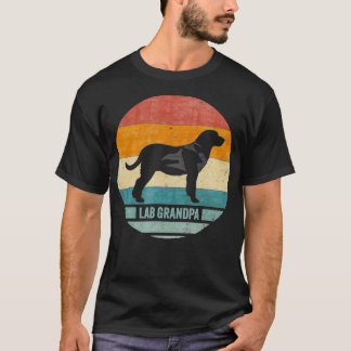 Camiseta Vintage Labrador Retriever Grandpa Lab Sunset