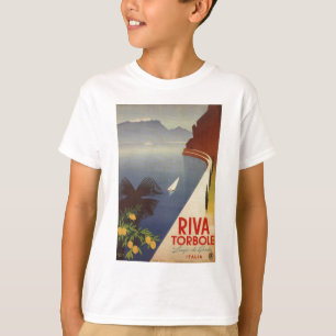 Camiseta Vintage Lake Garda Riva Torbole Itália Turismo