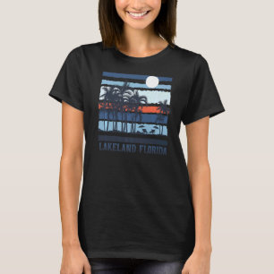 Camiseta Vintage Lakeland Florida Summer Viagem 80s Beach S