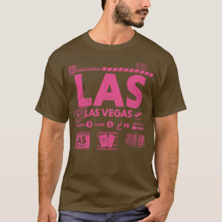 Camiseta Vintage Las Vegas LAS Código de Viagem do aeroport