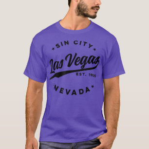 Camiseta Vintage Las Vegas Sin City Nevada Black Tet
