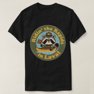 Camiseta Vintage Laval Quebec Whitewater Canoagem