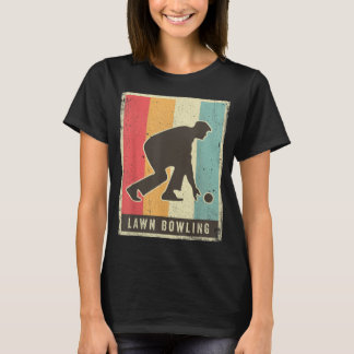 Camiseta Vintage Lawn Bowling Sport Retro Poster 1426