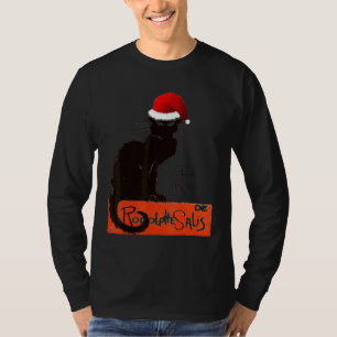 Camiseta Vintage Le Chat Noel Natal Feriado Distressed
