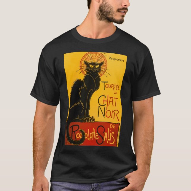Camiseta Vintage Le Chat Noir (Frente)