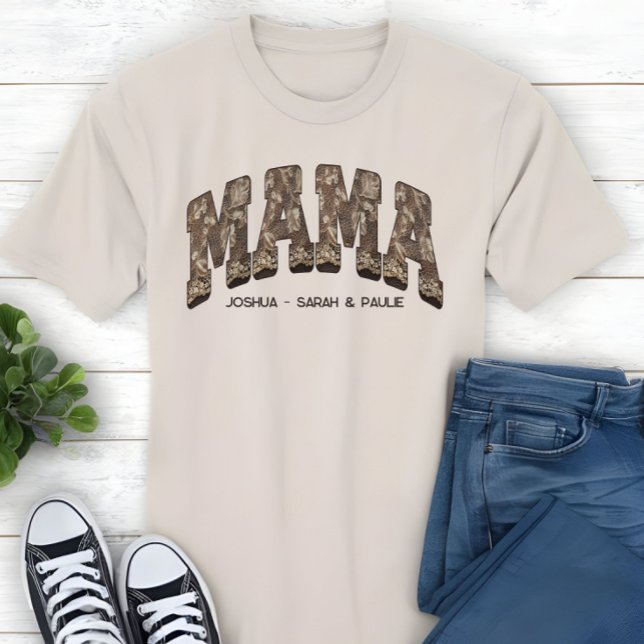Camiseta Vintage Leather n' Lace Country Varsity Mama (Criador carregado)