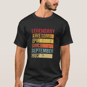 Camiseta Vintage Legendary Awesmic Desde Setembro De 1998