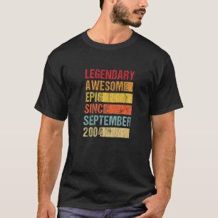 Camiseta Vintage Legendary Awesmic Desde Setembro De 2006
