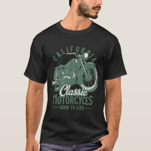 Camiseta Vintage Legends Classic Biker Old School Motorcycl