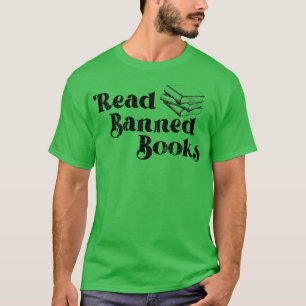 Camiseta Vintage Leia Livros Banidos em Preto