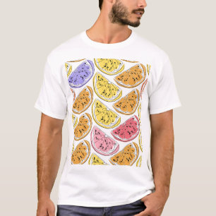 Camiseta Vintage Lemon Citrus Textura De Verão