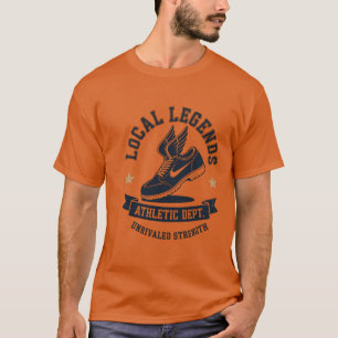 Camiseta Vintage "LENDÁRIOS LOCAIS" Dept. Atlética Sapato A