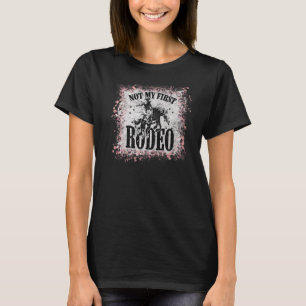 Camiseta Vintage Leopard Sangrou Não Meu Primeiro Rodeio