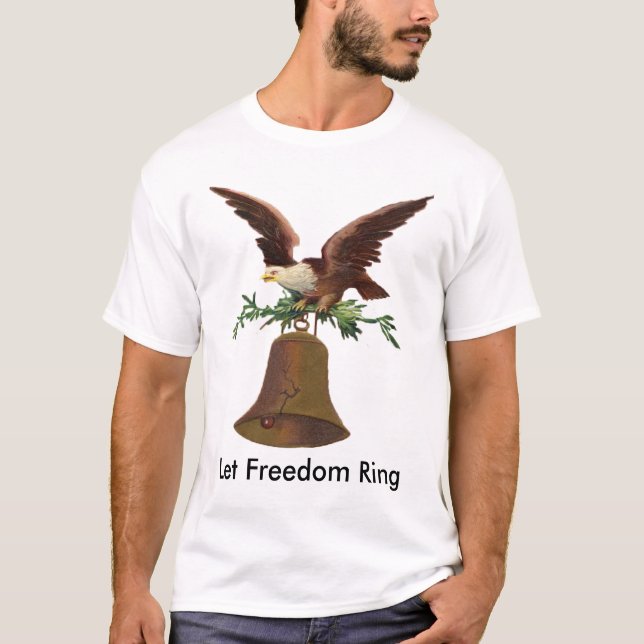 Camiseta Vintage Let Freedom Ring (Frente)