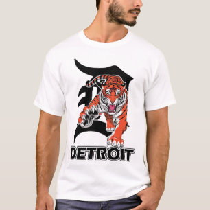 Camiseta Vintage - Letra D Detroit Michigan 313 - Código de
