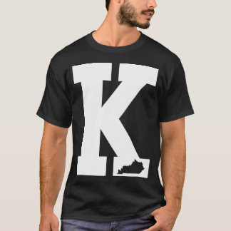 Camiseta Vintage - Letra K Kentucky Blue