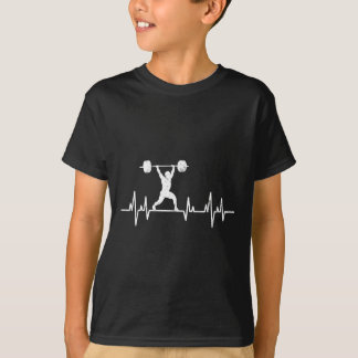 Camiseta Vintage Levantando Poderes, Bodybuilding Heartbea