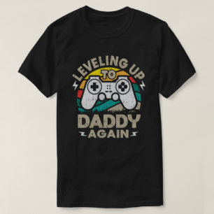 Camiseta Vintage Leveling Até O Pai Mais Uma Vez Promovido