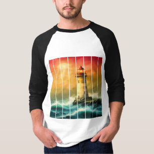 Camiseta Vintage Light House Sea Shore Watch