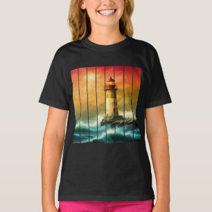 Camiseta Vintage Light House Sea Shore Watch