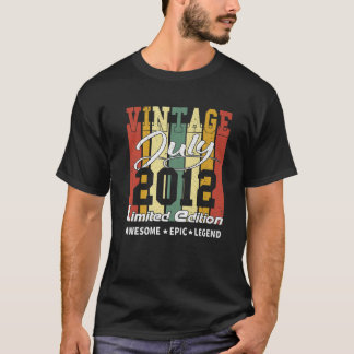 Camiseta Vintage Limited Edition Aniversário Decoração 2 de