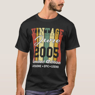 Camiseta Vintage Limited Edition Aniversário Decoração 2 de