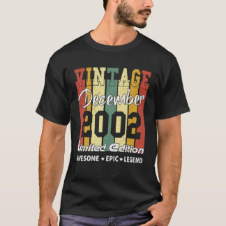 Camiseta Vintage Limited Edition Birthday Decoration Decemb