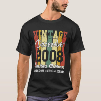 Camiseta Vintage Limited Edition Birthday Decoration Decemb