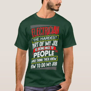 Camiseta Vintage Linesman Wireman Fatos Parte Eletrônica
