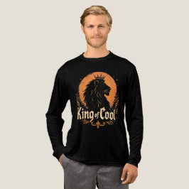 Camiseta Vintage Lion King Of Cool Crown Graphic